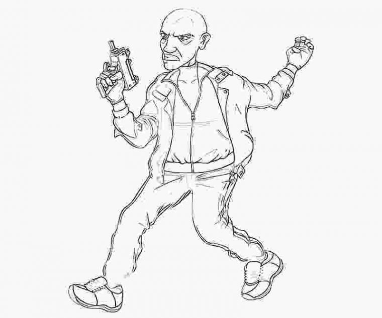 gta 5 coloring pages