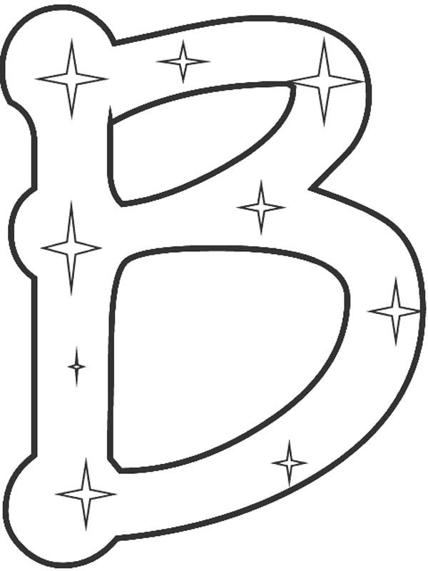 coloring pages for letter b coloring pages for letter b