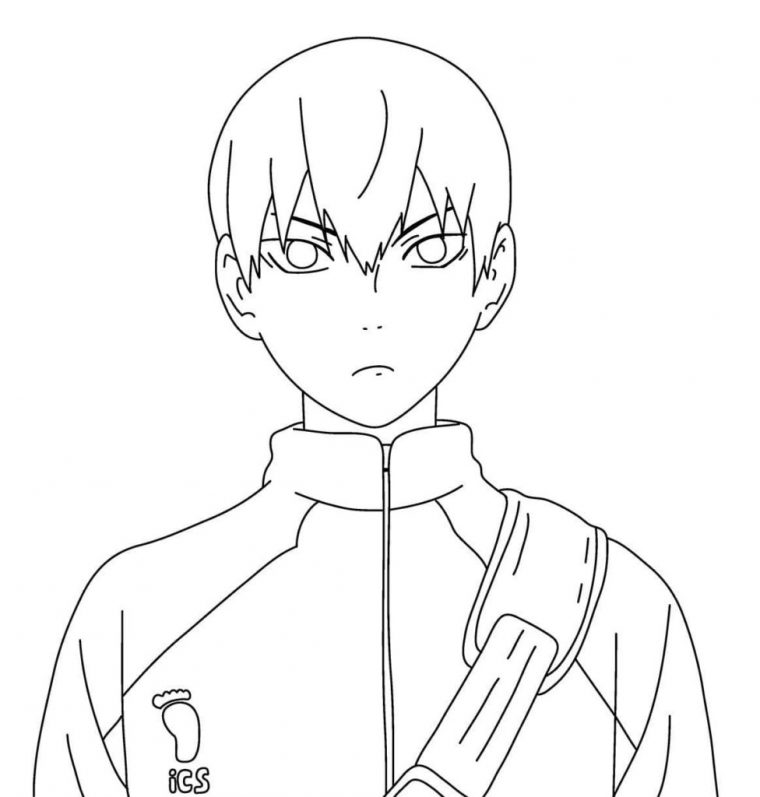 anime coloring pages haikyuu