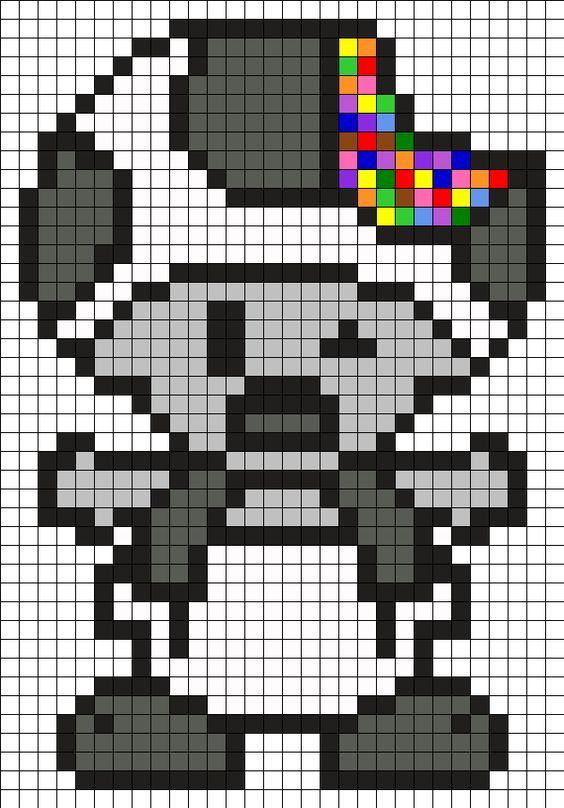 100 Idées De Coloriages De Dessins Pixel Art avec Pixel Coloriage