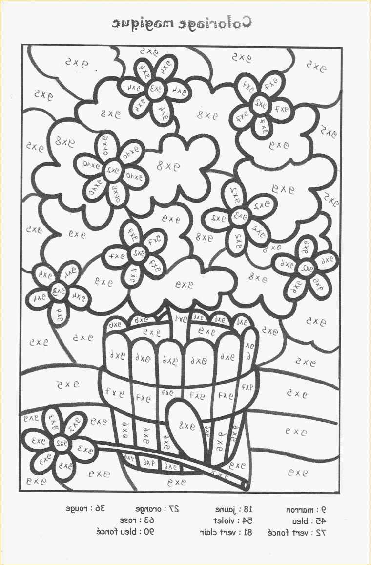 13 Impressionnant De Coloriage Multiplication Images serapportantà Coloriage Magique En Ligne