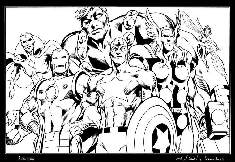 160 Dessins De Coloriage Avengers À Imprimer Sur Laguerche dedans Coloriage À Imprimer