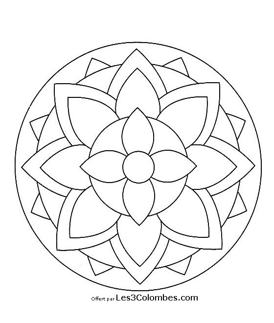 20 Dessins De Coloriage Mandala En Ligne À Imprimer intérieur Coloriage Mandala En Ligne