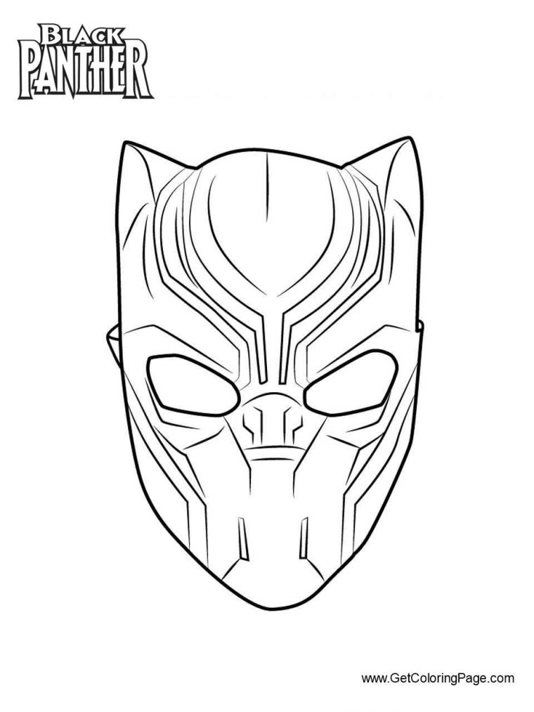 black panther coloring pages pdf
