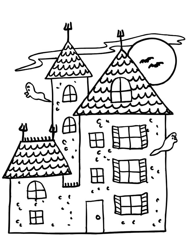 36 Dessins De Coloriage Maison À Imprimer serapportantà Coloriage Maison À Imprimer