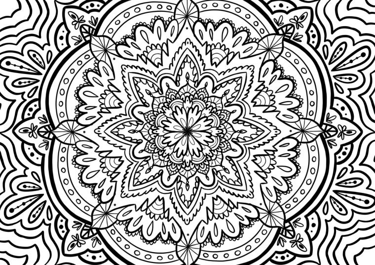 4 Coloriages Anti-Stress Pour Profiter De Vos Vacances D dedans Coloriage Anti Stress En Ligne