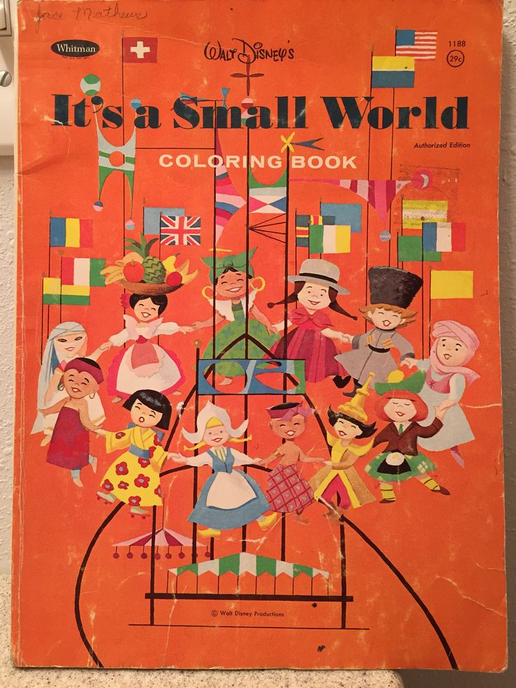 it’s a small world coloring page