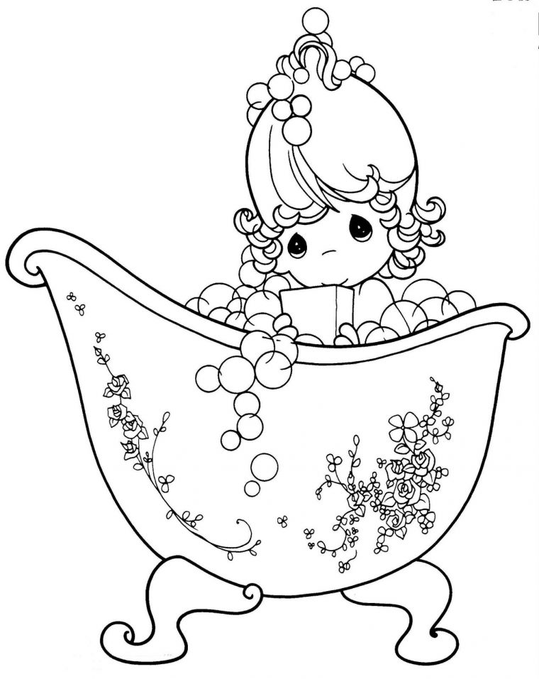 bath coloring page bath coloring page