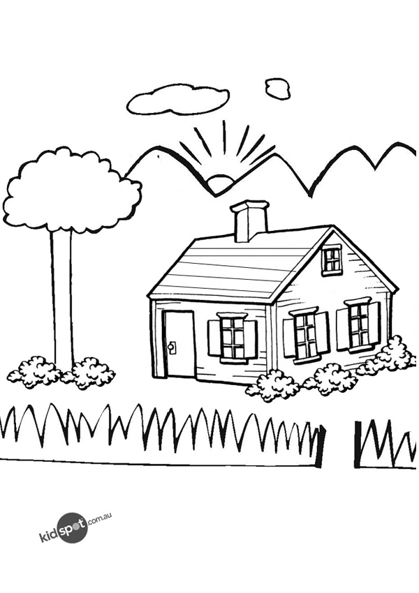87 Dessins De Coloriage Maison À Imprimer Sur Laguerche à Coloriage Maison À Imprimer
