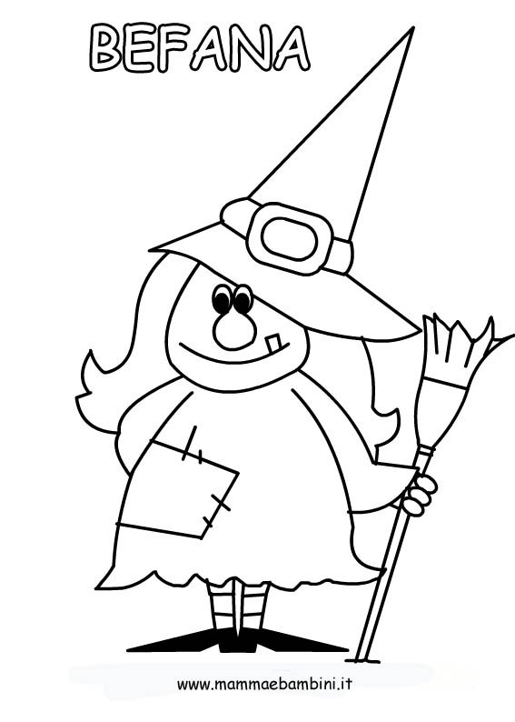 la befana coloring page la befana coloring page