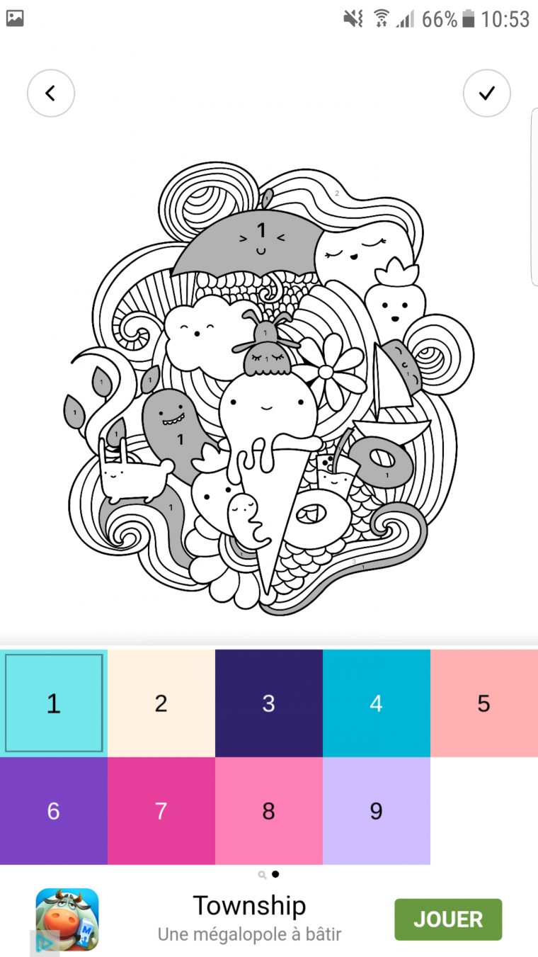 Chamy Livre De Coloriage Numéroté Android 15/20 (Test concernant Jeu De Coloriage Numéroté Gratuit
