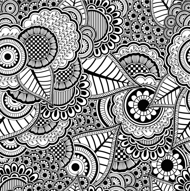 Coloriage Anti-Stress Difficile Dessin Gratuit À Imprimer intérieur Coloriage Anti Stress À Imprimer