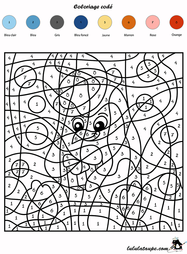 Coloriage Codé, Les Chiffres – Un Pingouin – Lulu La Taupe concernant Jeux De Coloriage Par Numero Gratuit Coloriage Codé, Les Chiffres – Un Pingouin – Lulu La Taupe concernant Jeux De Coloriage Par Numero Gratuit