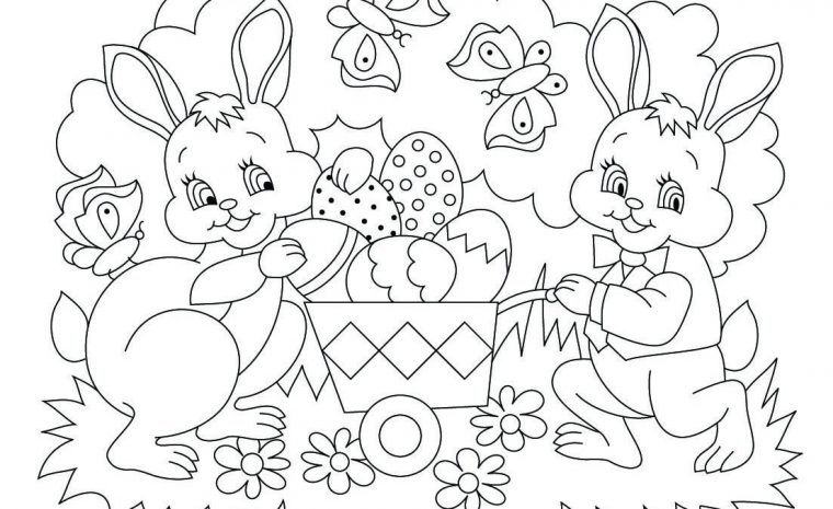 dessin de paques a imprimer gratuit