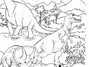 Coloriage Dinosaures En Paysage - Coloriages Gratuits À encequiconcerne Coloriage Imprimer Gratuit
