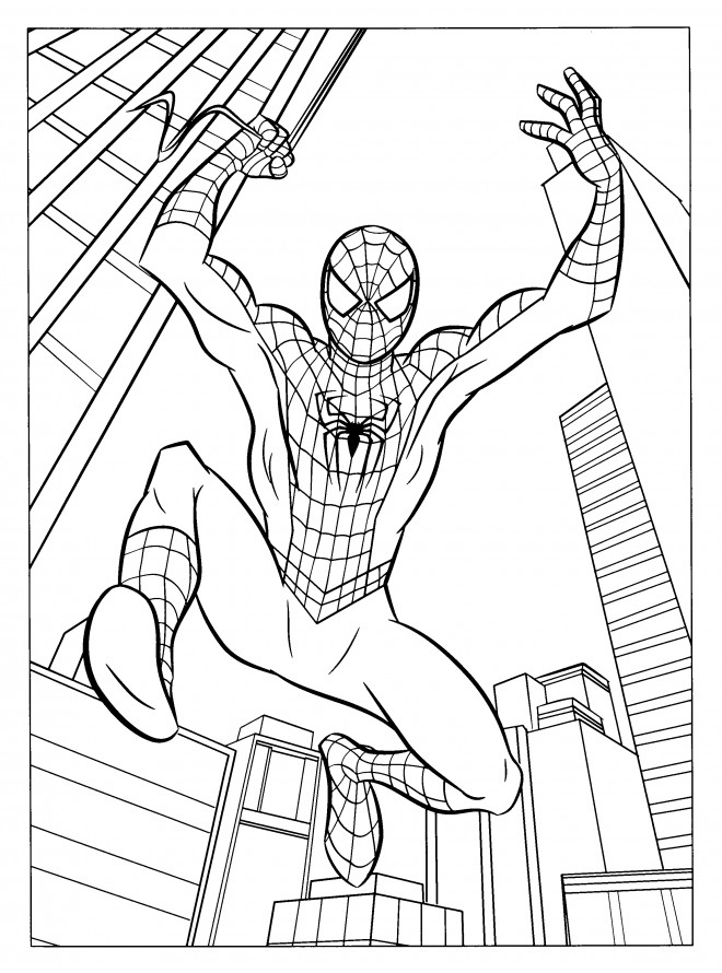 Coloriage Fr: 11+ Spiderman Coloriage Ã Imprimer Gratuit destiné Coloriage À Imprimer Spiderman