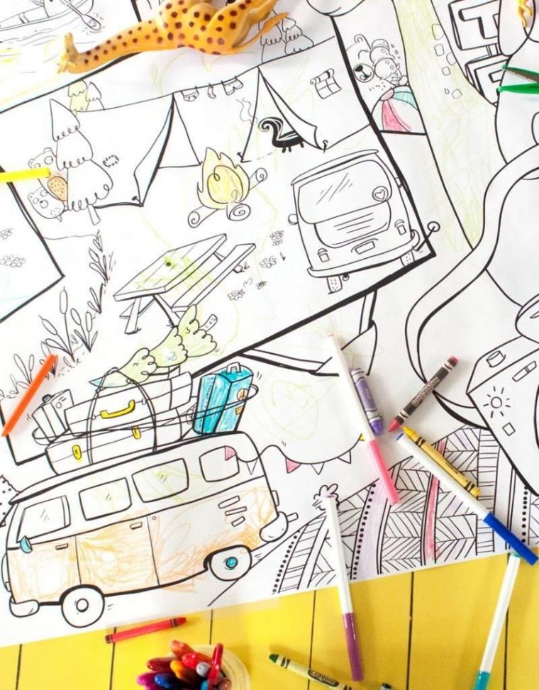 Coloriage Géant – Bébé Loup avec Coloriage Geant Coloriage Géant – Bébé Loup avec Coloriage Geant