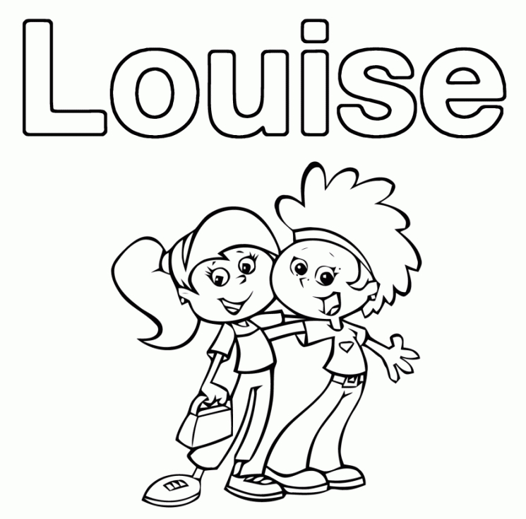 Coloriage Louise À Imprimer Sur Coloriages encequiconcerne Imprimer Un Coloriage
