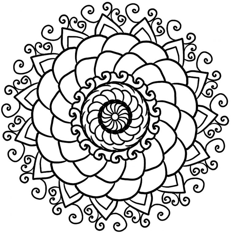 Coloriage Mandala Anti Stress – Coloriage Ideas destiné Coloriage Zen Adulte