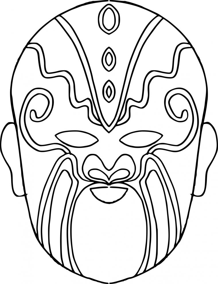 Coloriage Masque Japonais À Imprimer Sur Coloriages dedans Masque Coloriage Coloriage Masque Japonais À Imprimer Sur Coloriages dedans Masque Coloriage
