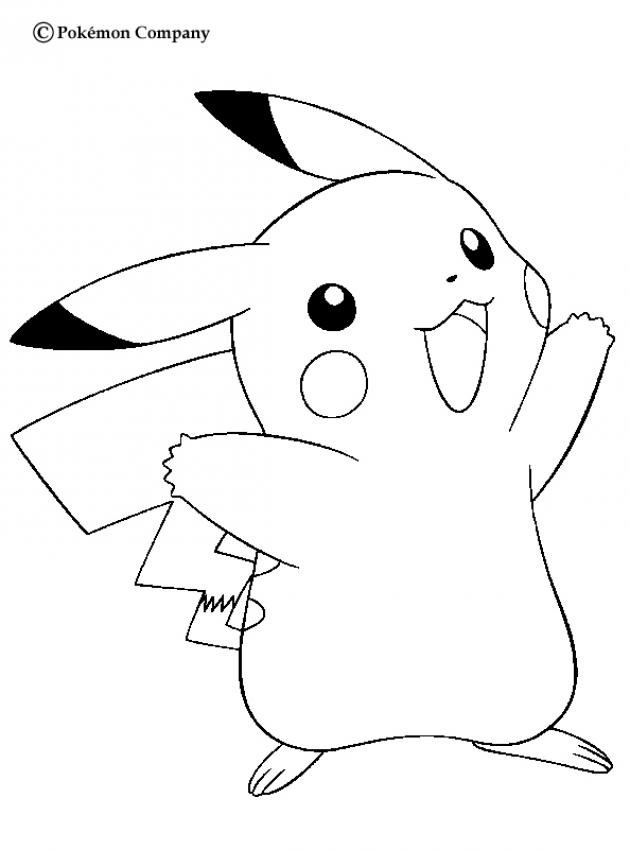 Coloriage Pokemon Pikachu Gratuit À Imprimer destiné Coloriage À Imprimer Gratuit