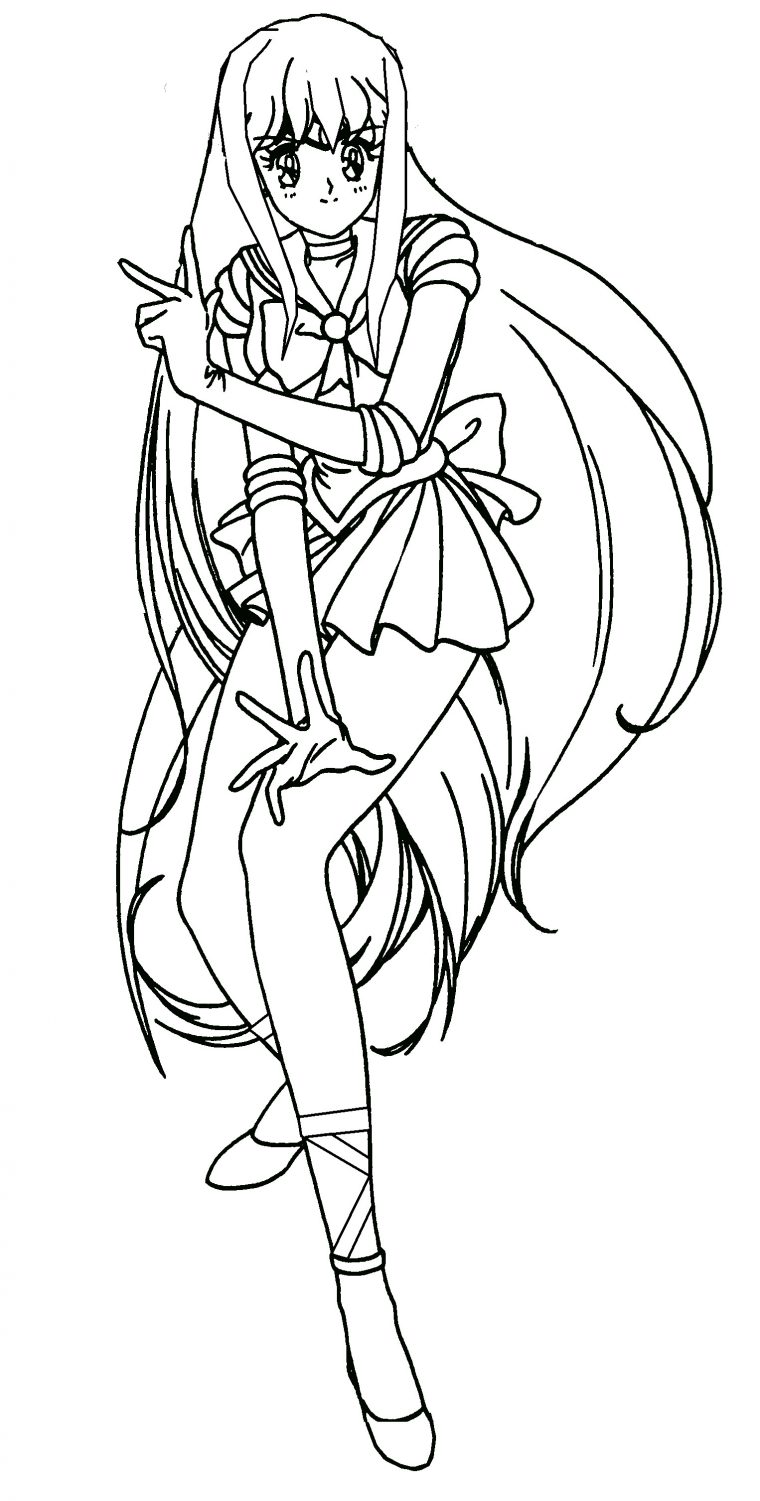 Coloriage Sailor Vénus À Imprimer Et Colorier tout Coloriage À Imprimer