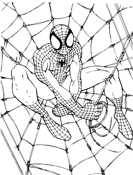 Coloriage Spiderman – Spiderman À Imprimer Gratuit avec Hourra Hero Livre Coloriage Gratuit