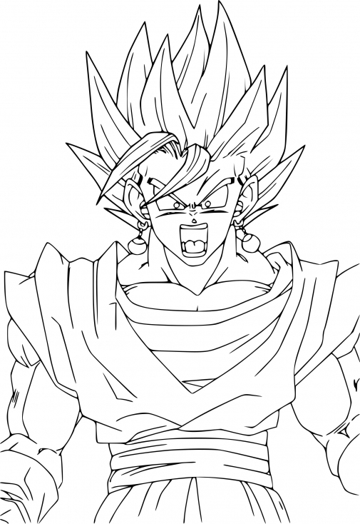 Coloriage Vegeto À Imprimer Sur Coloriages serapportantà Coloriage À Imprimer