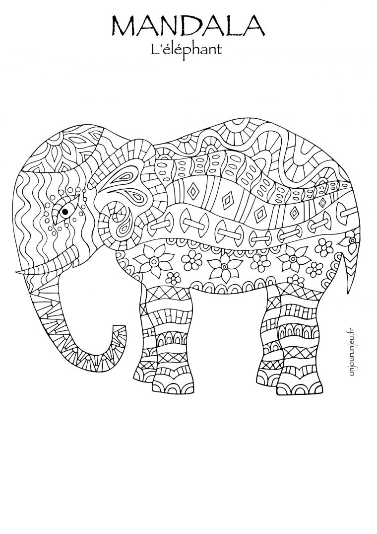 Coloriages Mandalas Animaux À Télécharger, Pour Enfants Et avec Imprimer Un Coloriage