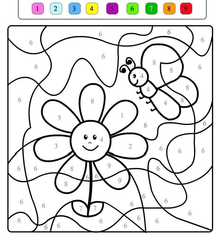 Cool Coloriage Magique Maternelle Fleur | Coloriages dedans Application Coloriage