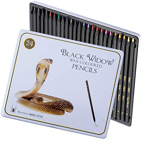 Crayons De Couleur Noire Widow ® Pour Adultes, Le Meilleur serapportantà Meilleur Crayon De Couleur Pour Coloriage Adulte
