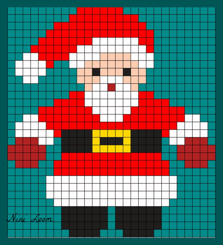 Dessin Pixel Facile Noel – Les Dessins Et Coloriage à Pixel Coloriage