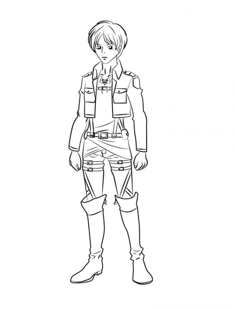 eren yeager coloring pages eren yeager coloring pages