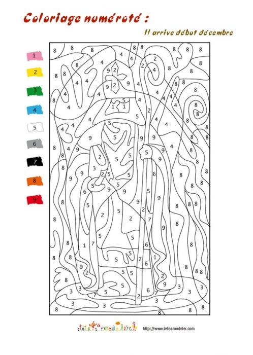 Jeu De Coloriage Numéroté : Chiffre Et Fête N°1 | Jeux à Livre Coloriage Numéroté Adulte Jeu De Coloriage Numéroté : Chiffre Et Fête N°1 | Jeux à Livre Coloriage Numéroté Adulte