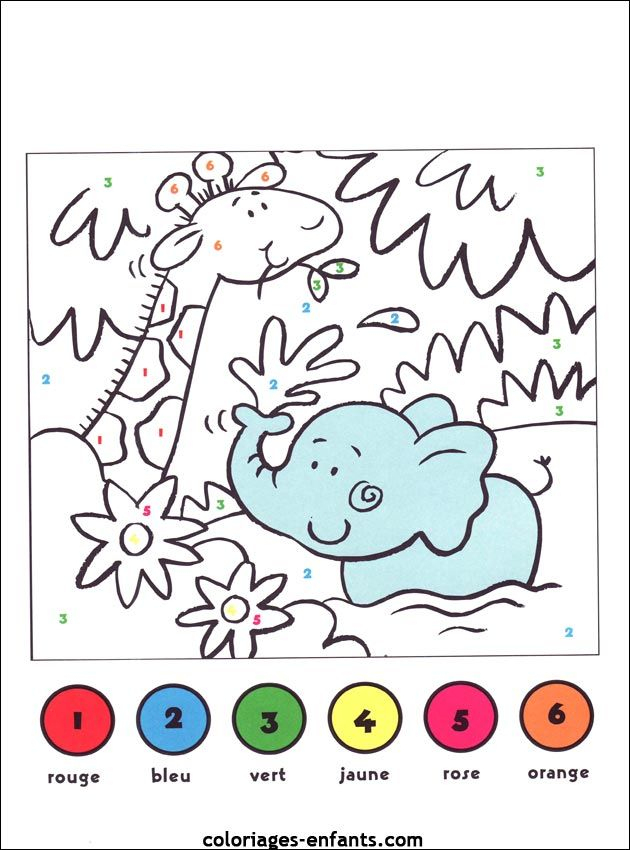 Jeux D'Éléphants | Coloriage Codé, Coloriage, Coloriage dedans Jeu De Coloriage Numéroté
