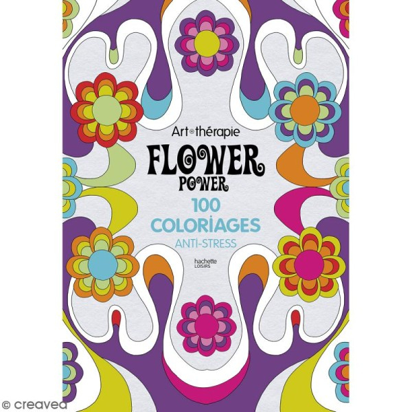 Livre Coloriage Adulte Anti-Stress – A4 – Flower Power serapportantà Livre Coloriage