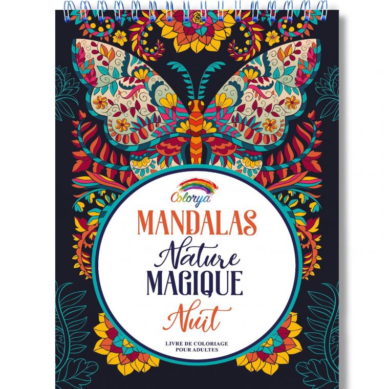 Livre De Coloriage Adultes Mandalas Anti-Stress Nature serapportantà Livre Coloriage Anti Stress