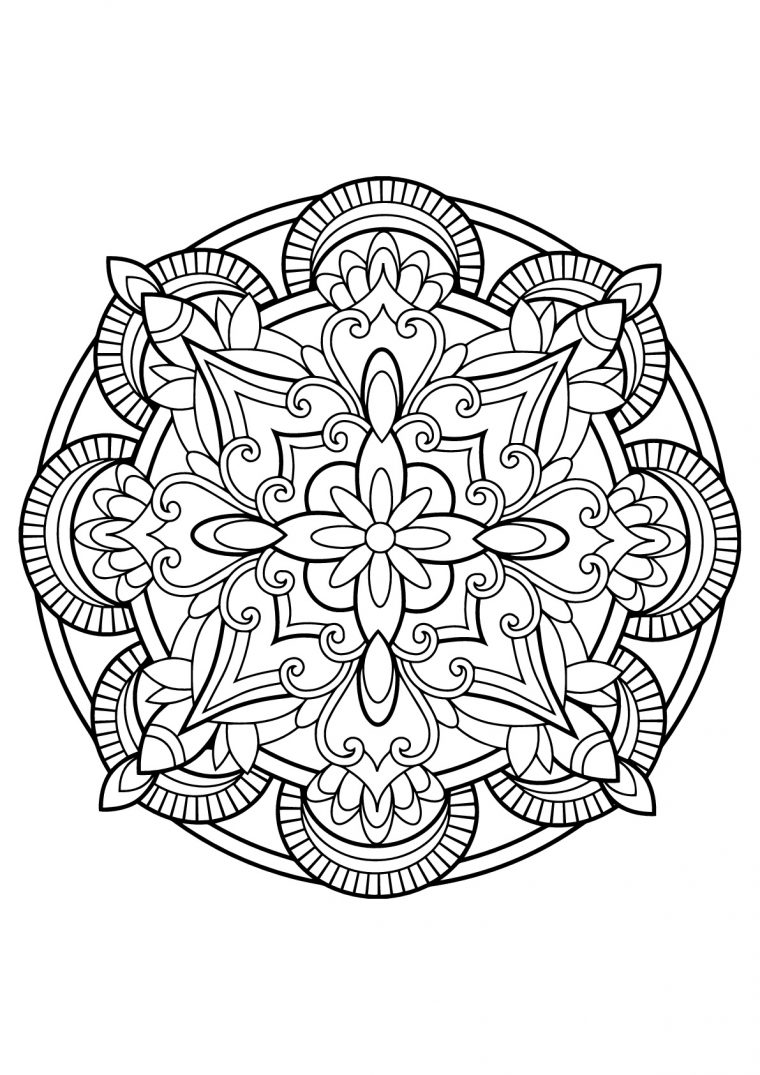 Livre De Coloriage Mandala | Imprimer Et Obtenir Une destiné Coloriage Adulte À Imprimer Gratuit