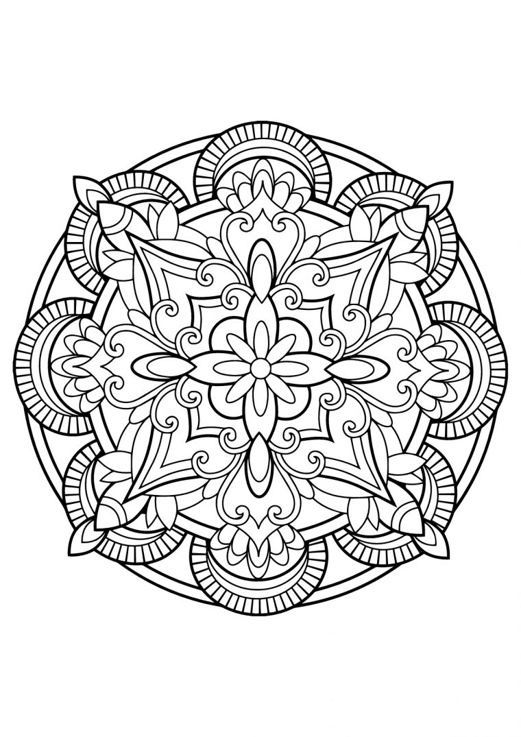 Livre De Coloriage Mandala | Imprimer Et Obtenir Une destiné Coloriage Adulte À Imprimer Gratuit