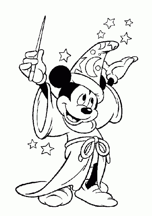 Magic Mickey Mouse Disney Coloring Pages | Mickey Mouse destiné Coloriage Magique Disney A Imprimer