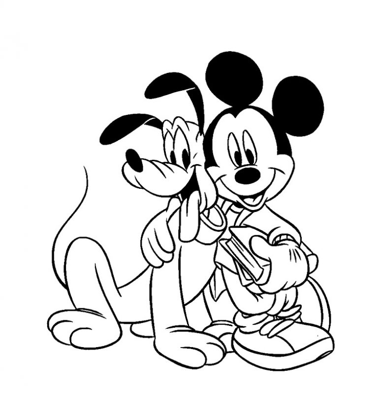 Mickey And His Friends To Download For Free – Mickey And avec Coloriage Mickey À Imprimer