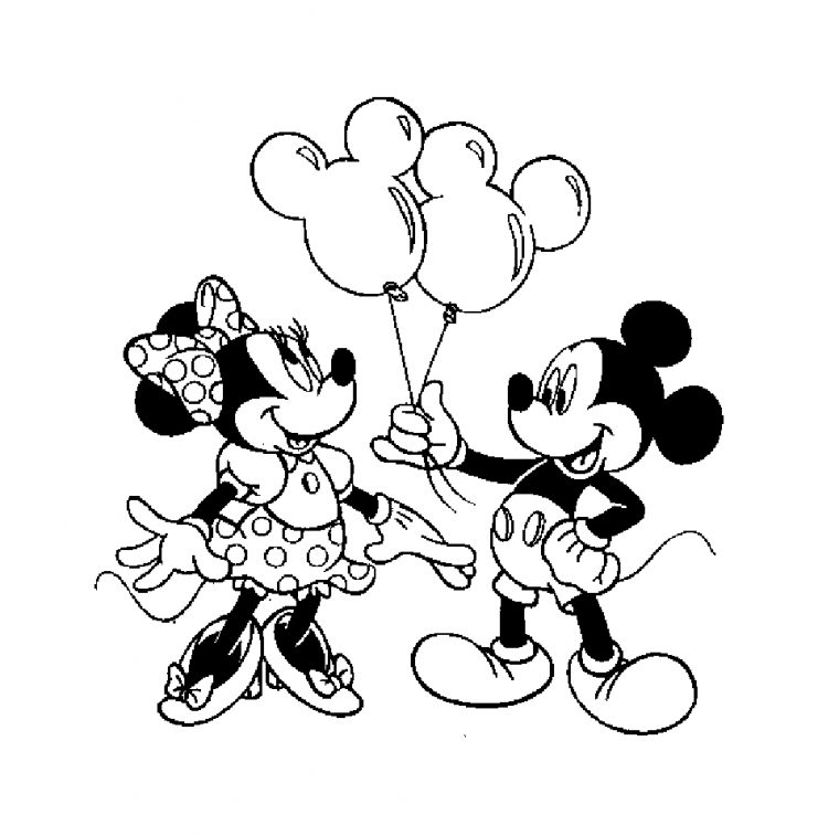 Mickey And His Friends To Download – Mickey And His à Coloriage Mickey À Imprimer