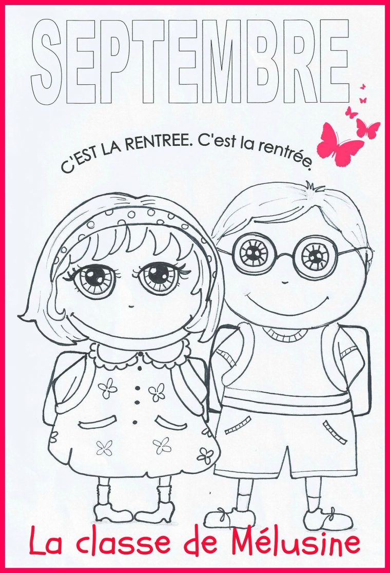 Petit Coloriage De Rentrée – La Classe De Mélusine tout Cahier Coloriage Magique Petit Coloriage De Rentrée – La Classe De Mélusine tout Cahier Coloriage Magique