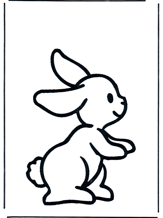 Petit Lapin 1 – Coloriages Animaux concernant Coloriage Lapin À Imprimer Gratuit