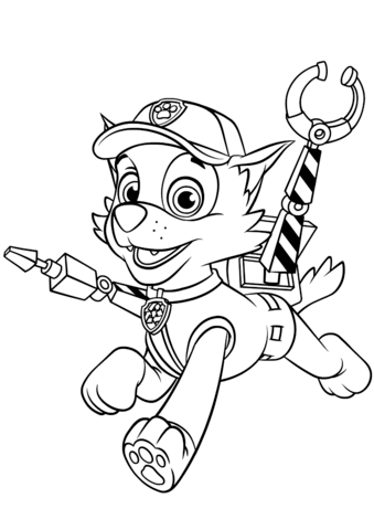 paw patrol rocky coloring pages paw patrol rocky coloring pages