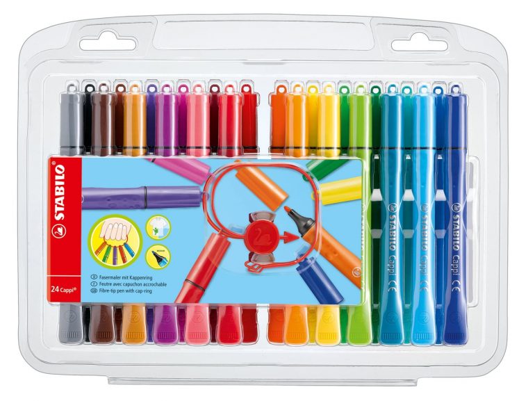 Stabilo Feutre De Coloriage Stabilo® Cappi® Étui De 24 concernant Feutre Coloriage
