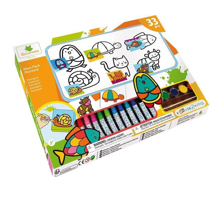 Sycomore Coffret Peinture Et Coloriage destiné Coffret Coloriage Sycomore Coffret Peinture Et Coloriage destiné Coffret Coloriage