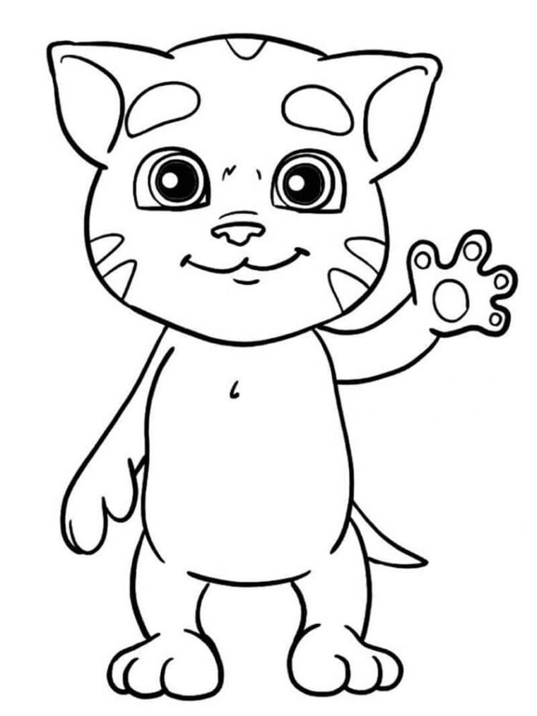 tom coloring pages