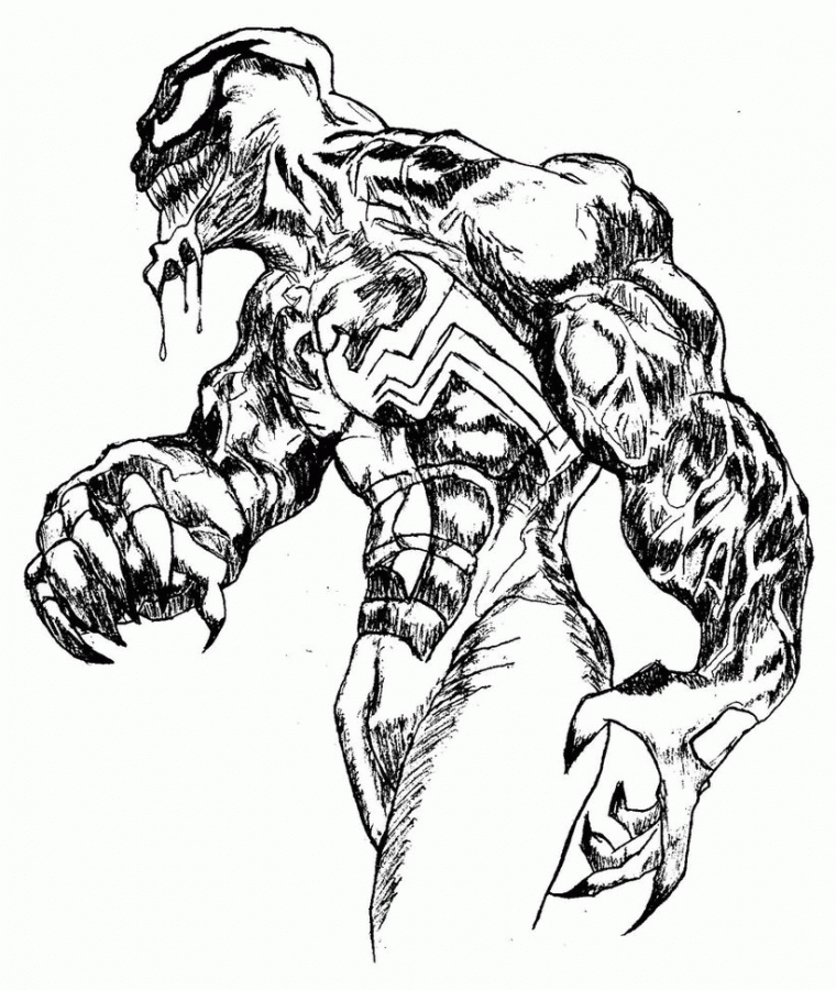 carnage venom spiderman coloring pages