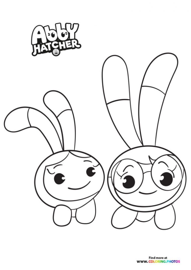 bozzly abby hatcher coloring pages